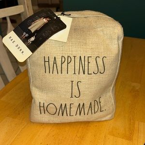 Rae Dunn Cream Happiness Is Homemade Bag